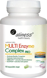 Spijsverteringsenzymen Multi-enzymcomplex per 90 ALINESS vegetarische capsules